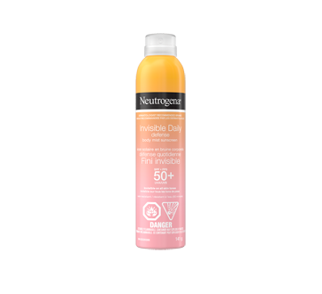 Invisible Daily Defense Body Mist Sunscreen SPF 50+, 141 g