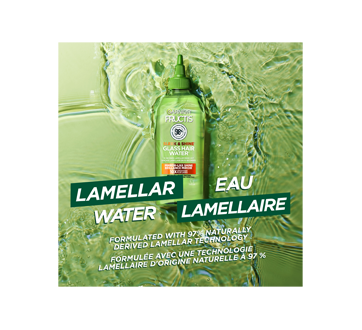Image 8 of product Garnier - Fructis Sleek & Shine Glass Hair Water Lamellar Rinse Out Treatment, 180 ml