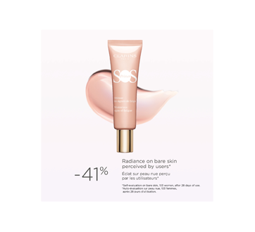 Image 8 of product Clarins - SOS Primer Minimizes signs of fatigue, 30 ml, Pink