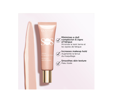 Image 10 of product Clarins - SOS Primer Minimizes signs of fatigue, 30 ml, Pink