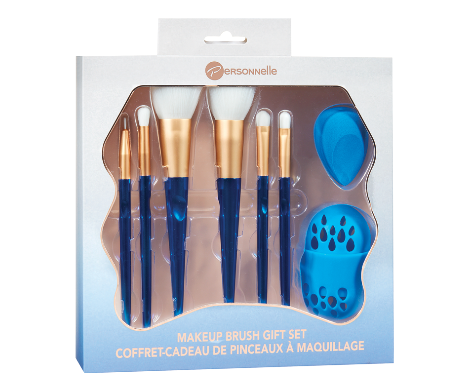 Makeup Brush Gift Set, 8 units Personnelle Cosmetics Accessories