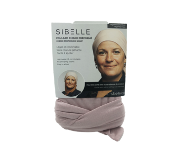 Image 2 of product Sibelle - Chemo Prerformed Scarf with ties, 1 unit, Pink