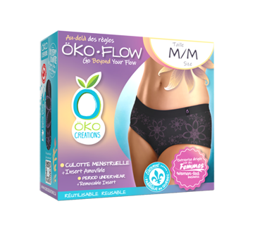 Öko-Flow Period Underwear, 1 unit, Medium – Öko Créations : Pads and cup