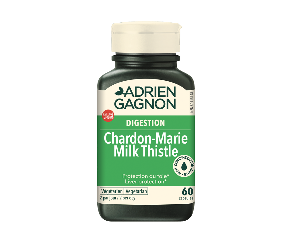 Milk Thistle, 60 units Adrien Gagnon Manufactured in Quebec Jean