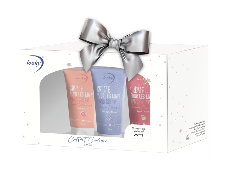 Hand Cream trio Gift Set, 3 units, 1 Looky Skin care Jean Coutu