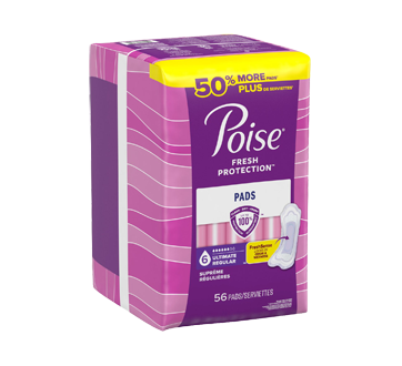 Image 2 of product Poise - Incontinence Pads & Postpartum Incontinence Pads, 56 units, Ultimate Absorbency, Regular Length
