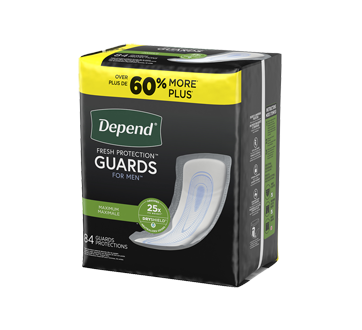 Image 2 of product Depend - Incontinence Pads for Men, Maximum Absorbency, 84 units