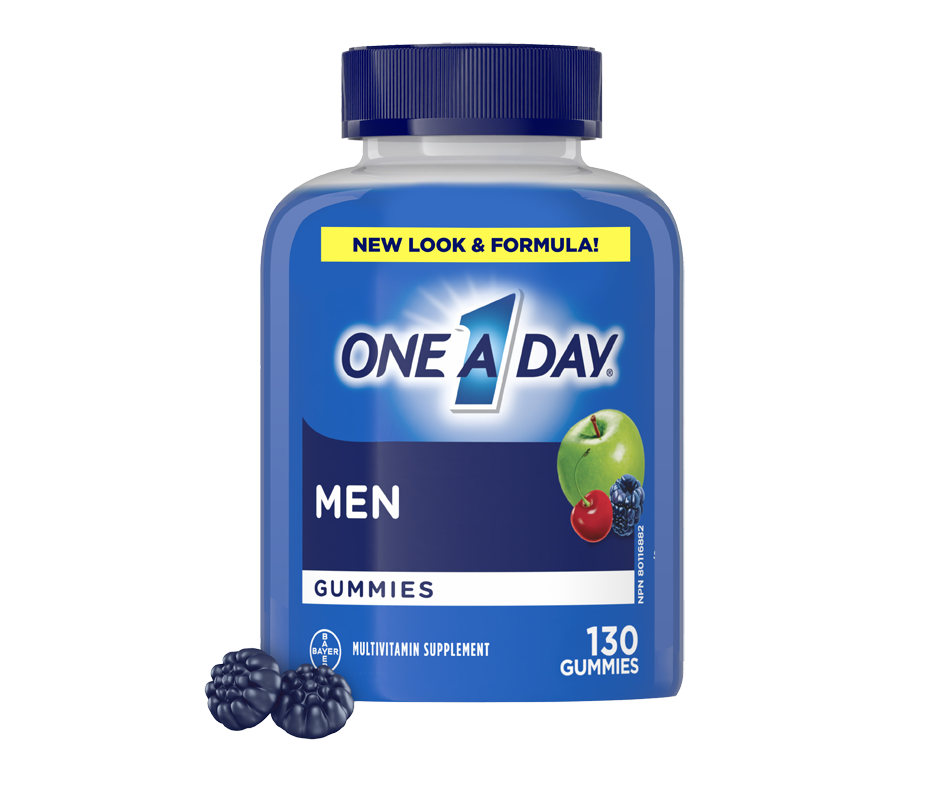 Men's Multivitamin Gummies, 130 units One A Day Wellness Jean Coutu