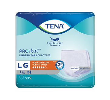 ProSkin Underwear with SkinComfort Formula, Large, 12 units – Tena :  Incontinence