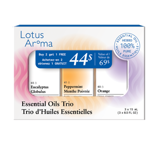NPN Essential Oils Trio, 3 units