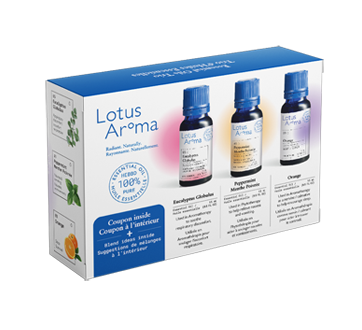 Image 2 of product Lotus Aroma - NPN Essential Oils Trio, 3 units