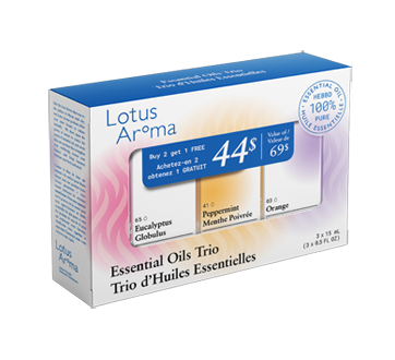 Image 3 of product Lotus Aroma - NPN Essential Oils Trio, 3 units