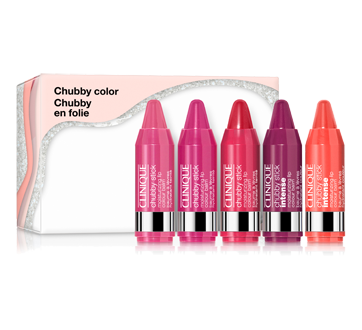 Image 1 of product Clinique - Chubby Color Mini Tinted Lip Balms Set, 5 units
