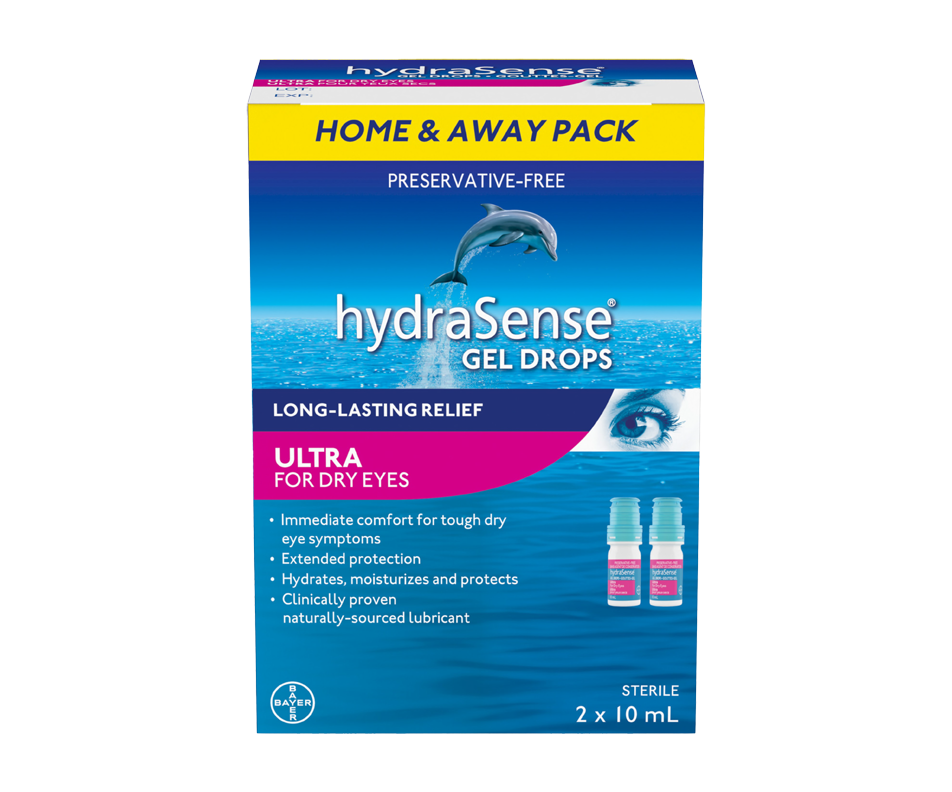 Ultra Eye Drops for Dry Eyes, 20 ml HydraSense Eye Drops Jean Coutu