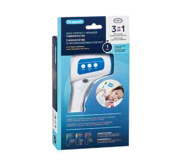 Image of product Personnelle - 3-in-1 Non-contact Infrared Thermometer, 1 unit