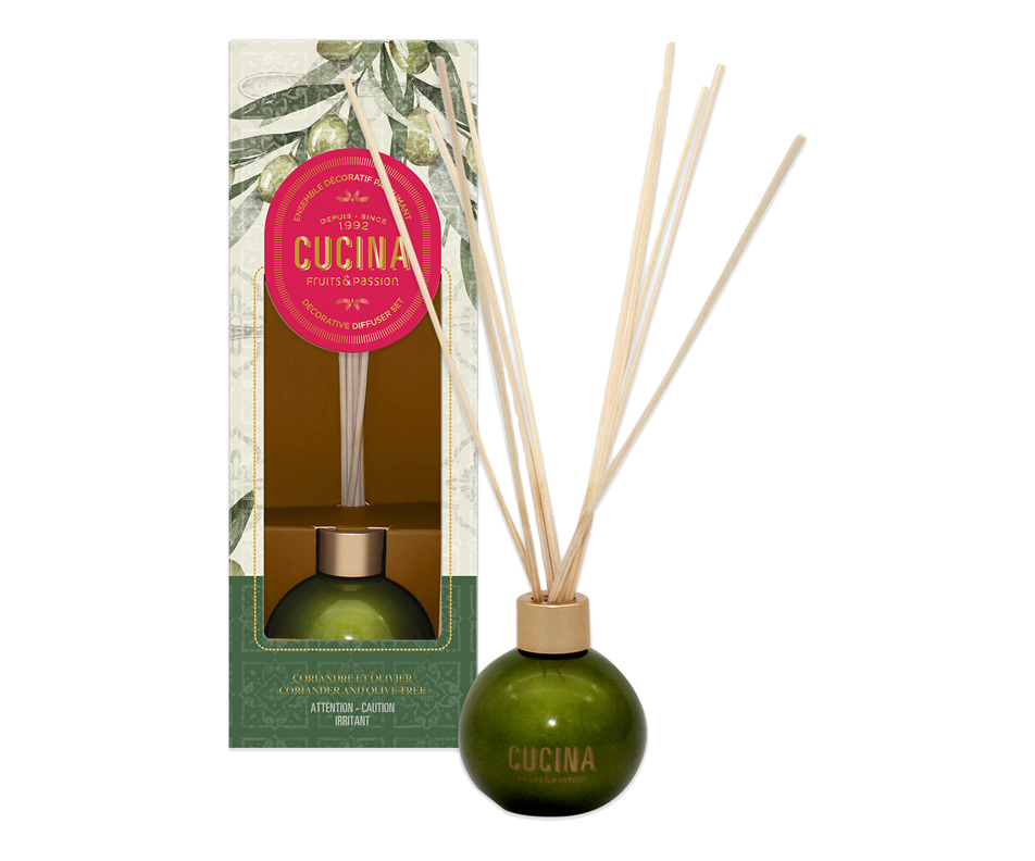 Cucina Decorative Diffuser Set, 3 units, Coriander Fruits & Passion