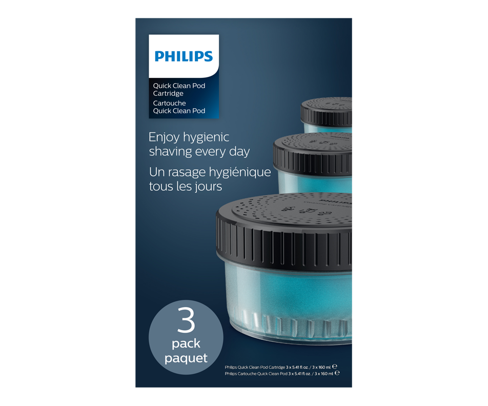 Quick Clean Pod Cartridges, 3 units Philips Electric razor Jean Coutu