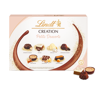 Lindt Creation Dessert Box Assorted White & Dark Chocolate Box 40 Pralines  400g