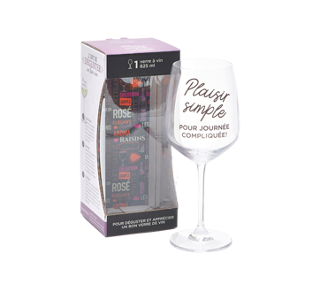 Funny Wine Glass 1 unit Collection Chantal Lacroix Small cooking appliances Jean Coutu