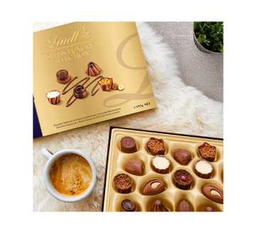 Lindt boîte de chocolats assortis swiss luxury selection de lindt (195 g) -  swiss luxury selection assorted chocolate box (195 g), Delivery Near You