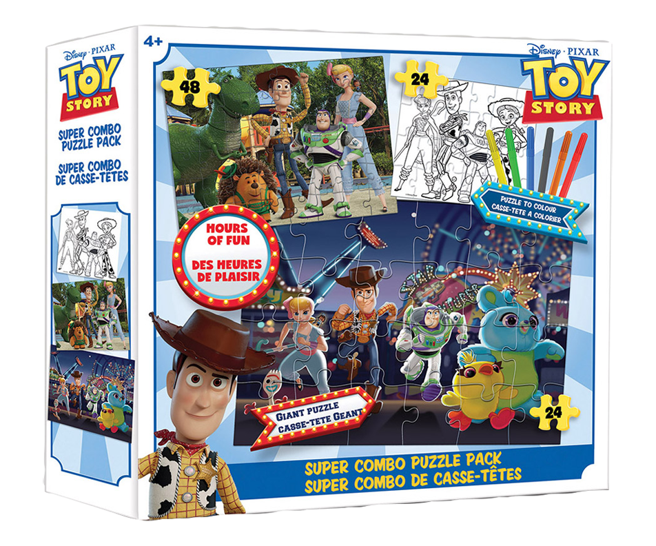 Toy Story Super Combo Puzzle Pack, 1 unit Danawares Puzzles Jean