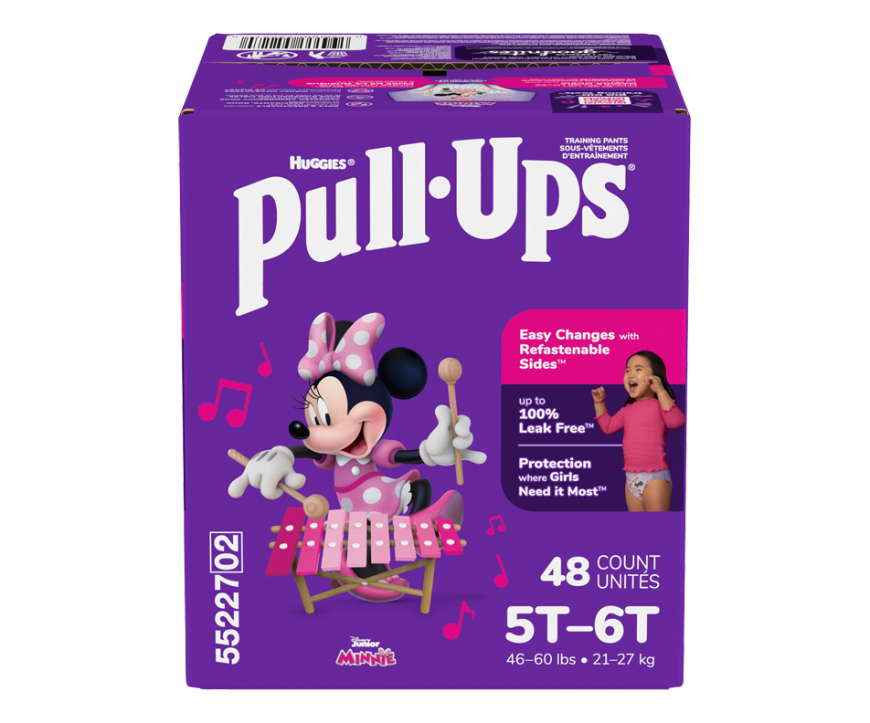 Girls' Potty Training Pants, 5T6T (50+ lbs), 48 units PullUps