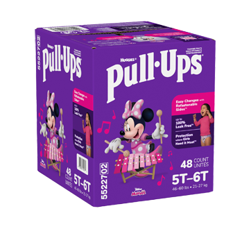 Image 2 of product Pull-Ups - Girls' Potty Training Pants, 5T-6T (50+ lbs), 48 units