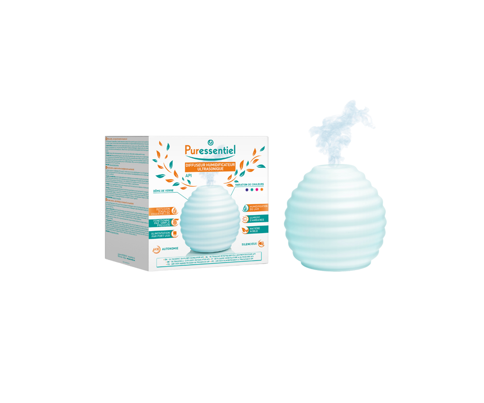 Ultasonic Diffuser Humidifier API, 1 unit Puressentiel Essential