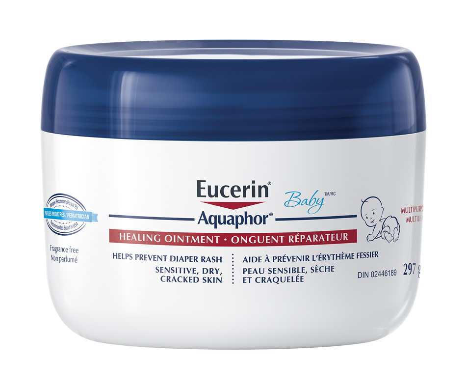 Healing Ointment for Sensitive Skin Eucerin Aquaphor Baby Cream and lotion Jean Coutu