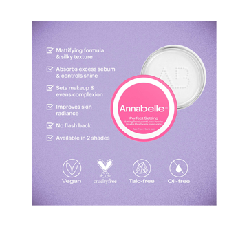 Image 3 of product Annabelle - Perfect Setting Talc-Free Loose Powder, 10 g, Translucent
