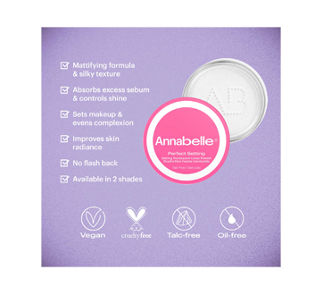 Image 3 of product Annabelle - Perfect Setting Talc-Free Loose Powder, 10 g, Translucent