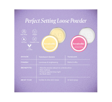 Image 4 of product Annabelle - Perfect Setting Talc-Free Loose Powder, 10 g, Translucent
