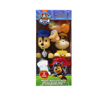 Paw Patrol Bath Squirters, 5 units