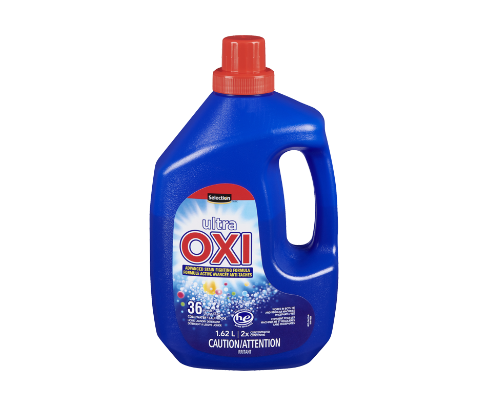 Ultra OXI Cold Water Liquid Laundry Detergent, 1.62 L Selection