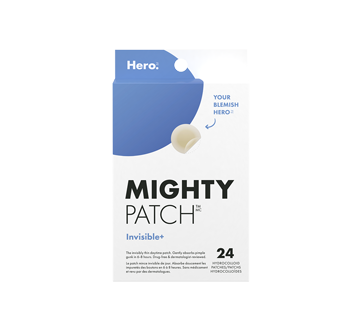 Mighty Patch Invisible+ Hydrocolloid Acne Patches, 24 units