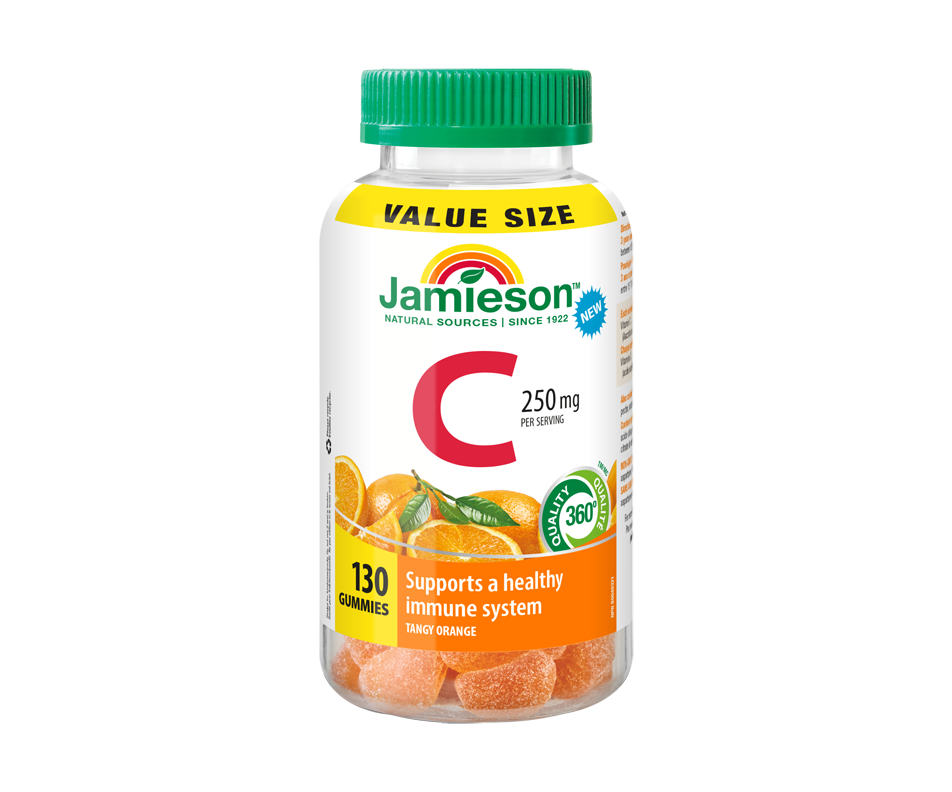 Vitamine C 250 mg, 130 units Jamieson Wellness Jean Coutu