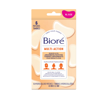 Multi-Action Blemish & Oil Absorbing Patches, 6 units