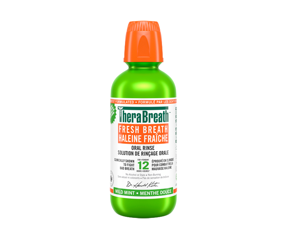 Oral Rinse, 473 ml, Mild Mint TheraBreath Mouthwash Jean Coutu