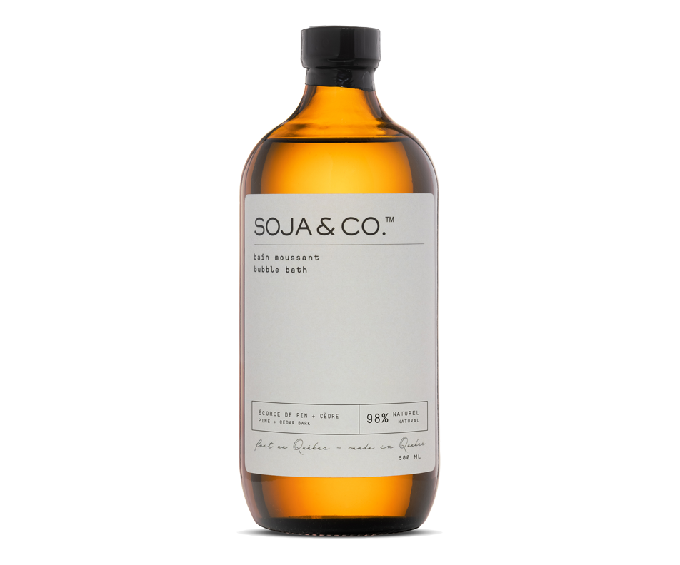 Bubble Bath, Pine + Cedar bark, 500 ml Soja&Co. Hand soap Jean Coutu