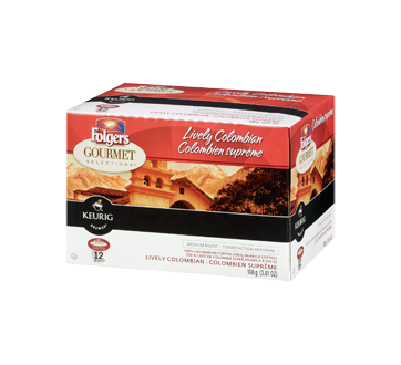 Image 3 of product Folgers - Gourmet Selection K-Cups, 12 K-Cups, Lively Colombian