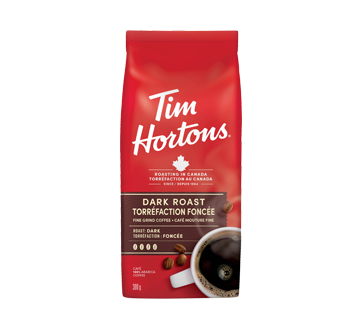 Download Fine Ground Coffee Bag, 300 g, Dark Roast - Tim Hortons ...