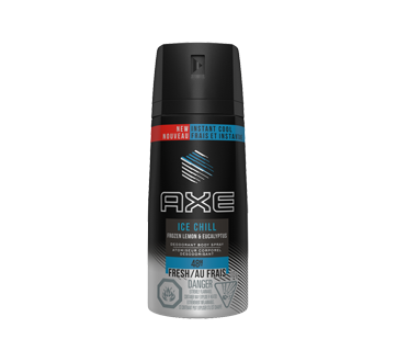 Image of product Axe - Ice Chill Deodorant Body Spray, 113 g, Frozen Lemon & Eucalyptus