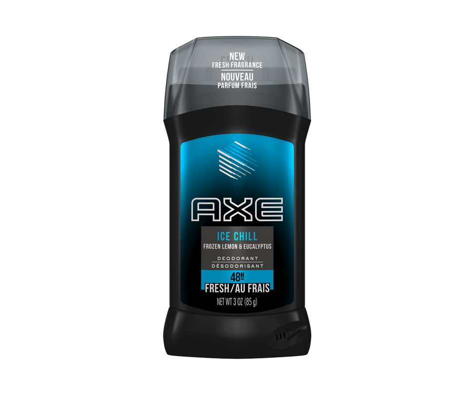 Ice Chill Deodorant, Frozen Lemon & Eucalyptus, 85 g Axe