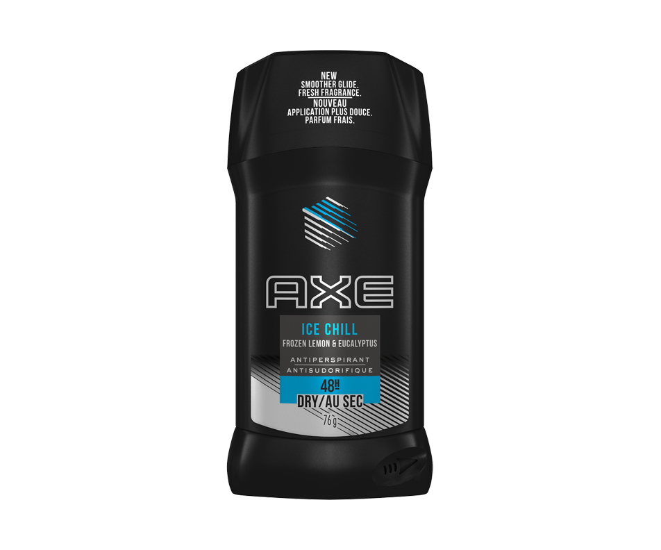 Ice Chill Antiperspirant, Frozen Lemon & Eucalyptus, 76 g Axe
