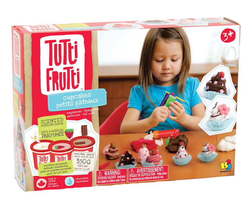 Cupcakes Scented Modeling Dough, 1 unit Tutti Frutti Arts and