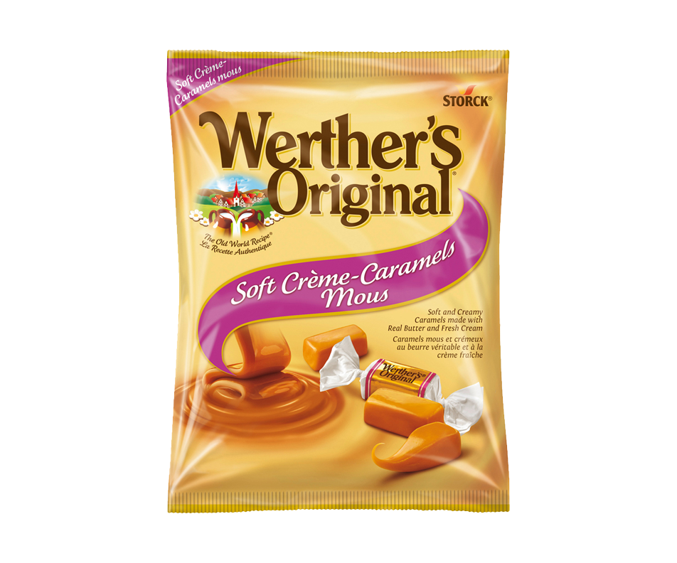 Soft CrèmeCaramel Candy, 128 g Werther's Original Candy Jean Coutu