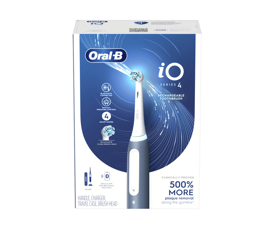 iO Series 4 Rechargeable Toothbrush, 1 unit OralB Toothbrush
