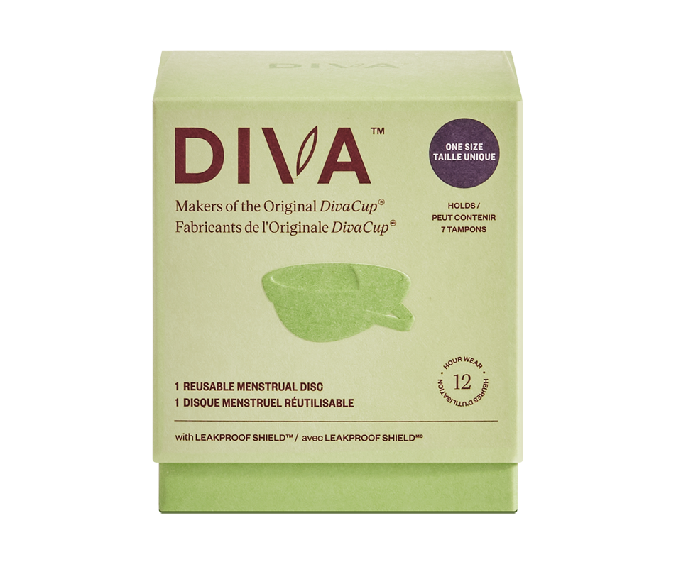 DIVA Disc, Reusable Menstrual Disc, 1 unit Diva International Pads