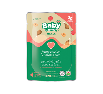 Image of product Baby Gourmet - Baby Food, 128 ml, Fruity Chicken & Brown Rice
