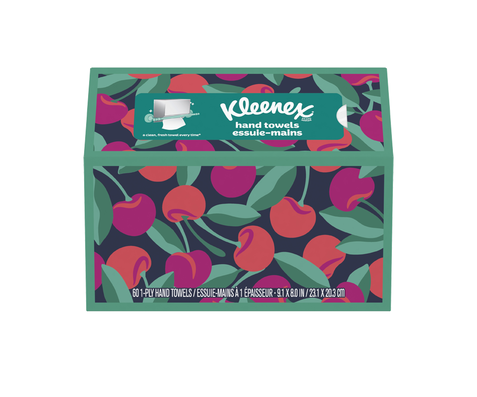 Disposable Paper Hand Towels, 60 units Kleenex Paper towel Jean Coutu